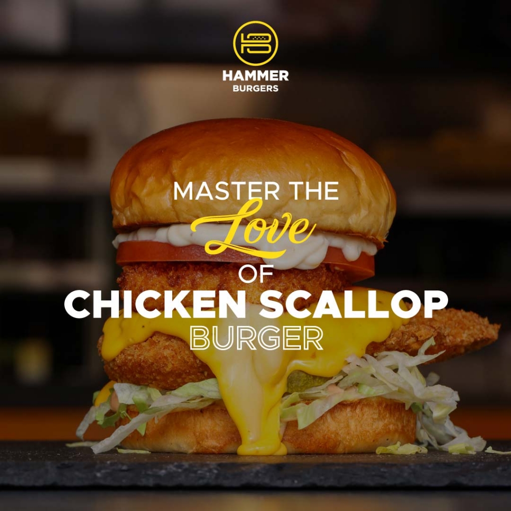 Chicken Scallop Burger Dubai